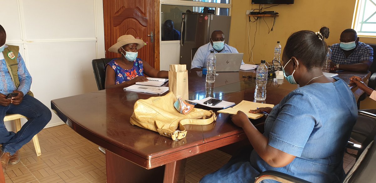TPsdadm's tweet image. In a meeting with PHOs, Chief Officer Esther Ikaru lauded the move to have a lab situated at the warehouse for food test analysis of relief food received. This she said, will ensure its safety for distribution.