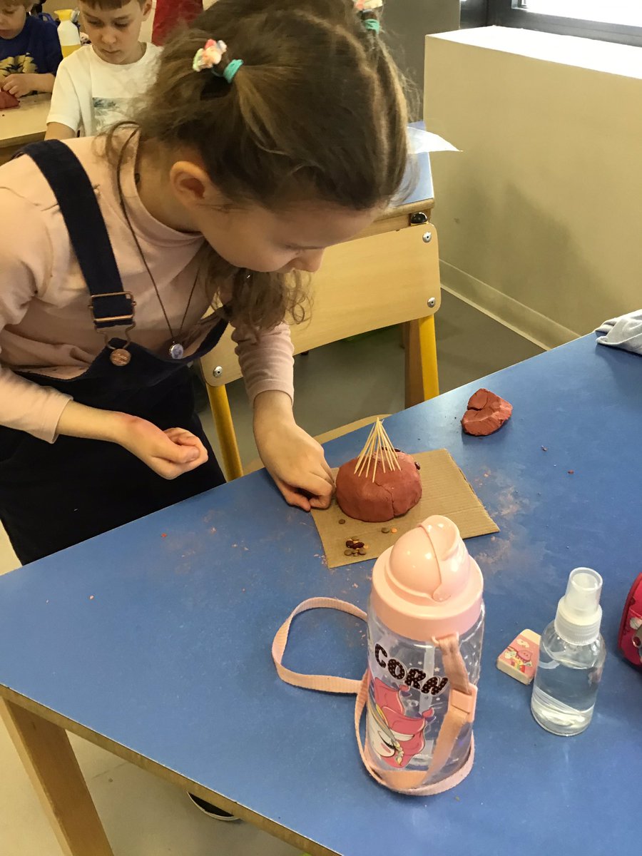 In IPC we have been learning about different buildings. Today we looked at how climates can change how houses are built. The children made their own clay houses. #IPC