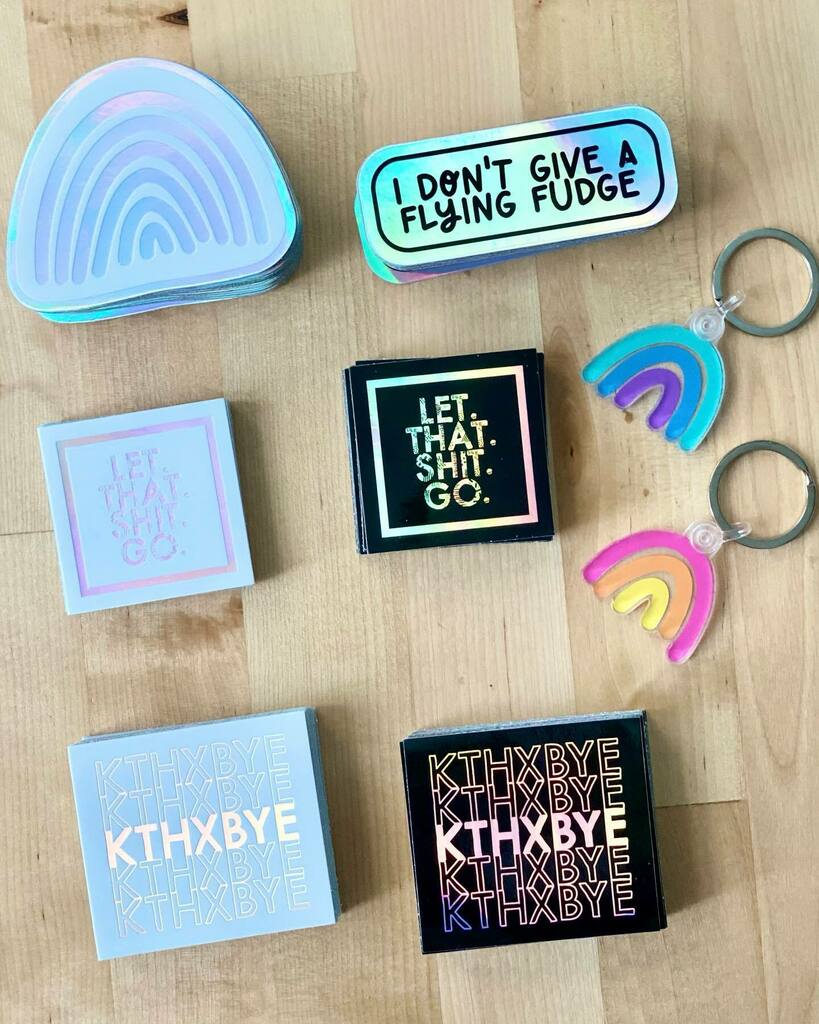 itrydiy's tweet photo. Am I the only one who bought all the holographic stickers back in the 90’s? I decided I’d make some of my own this time around. Now, if I only had a Lisa Frank Trapper Keeper to stick all of these on. https://t.co/dw8jZT0uqJ https://t.co/iDjzlVIAvu