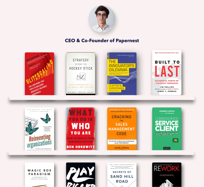 Mustread đ (@mustread_fyi) on Twitter photo Probably one of the most impressive startup growth paths we've seen (from 0 to 500+ employees in 5 years).
Find out the reading list of <a href="/LaChevasnerie/">Philippe de La Chevasnerie</a>, CEO and founder of <a href="/papernest_app/">papernest</a>, one of the most visited lists on <a href="/Mustread_fyi/">Mustread đ</a> đ Probably one of the most impressive startup growth paths we've seen (from 0 to 500+ employees in 5 years).
Find out the reading list of <a href="/LaChevasnerie/">Philippe de La Chevasnerie</a>, CEO and founder of <a href="/papernest_app/">papernest</a>, one of the most visited lists on <a href="/Mustread_fyi/">Mustread đ</a> đ