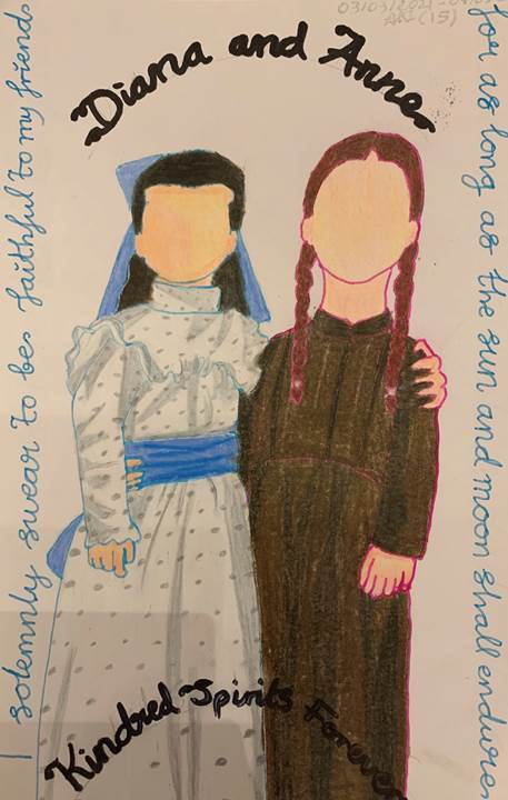 edengirlsWF's tweet photo. #WorldBookDay covers. Yr 11 talented #artist Aaliyah Naqvi . #DianaBarry and #AnneShirleyCuthbert. "I solemnly swear to be faithful to my friend for as long as the sun and moon shall endure."
#AmybethMcNulty #DalilaBela #KindredSpiritsForever #AnnewithanE
#AWAEfanart https://t.co/9XfLfwfH7P