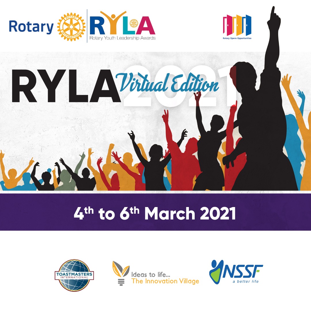 This year's #Ryla21 is taking place. This is geered towards training participants into learning skills that will make them better leaders in different aspects. Of life.