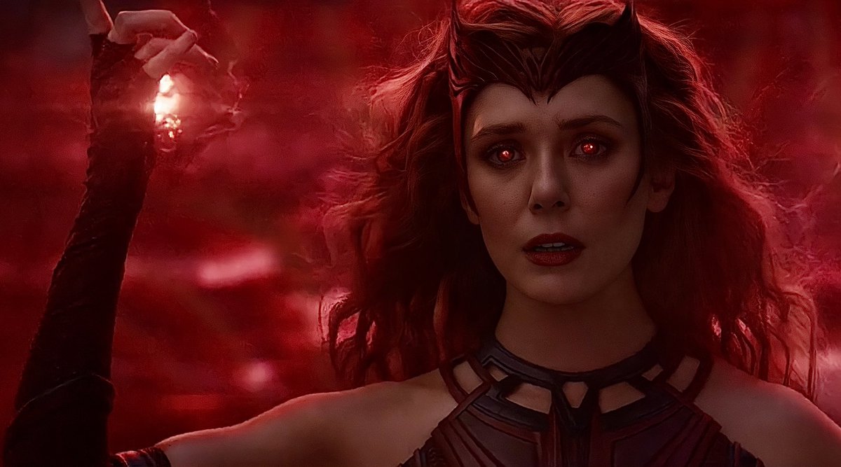 HD wallpaper red eyes glowing eyes Scarlet Witch Wanda maximoff fan  art  Wallpaper Flare