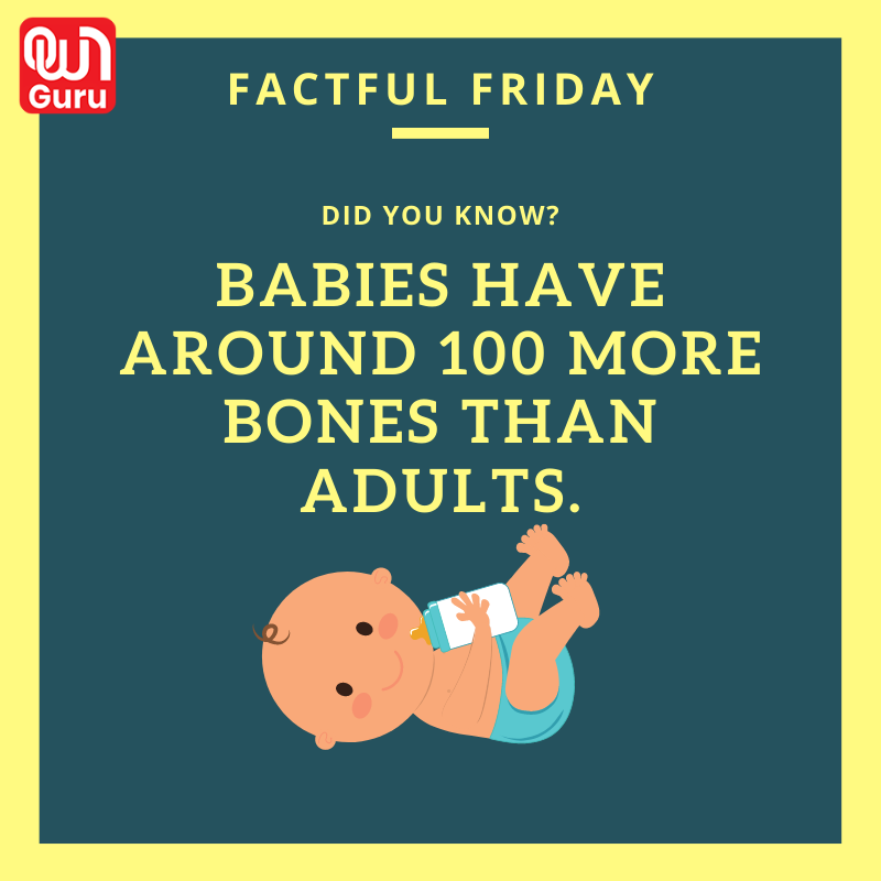 OfficialOwnTV's tweet photo. An adult has 206 bones, but a newborn baby has nearly 300 bones in their body. This is because babies have more flexible cartilage in their bodies.
Visit our website @ https://t.co/tw19oqNu63
Follow us on Instagram @officialownguru
#facts #babies #factfulfriday #factstoday https://t.co/mgUpoCX4Fs