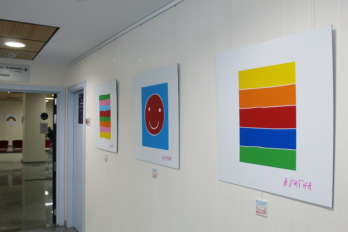 la_filantropia's tweet photo. 💛 Presentación oficial de la exposición de @agathardlp en el Hospital @Vithas de Aravaca, de la mano de la Fundación (H)arte. Un fantástico trabajo para humanizar los espacios sanitarios. #elsecretodelafilantropia https://t.co/7EVlU3SqKM