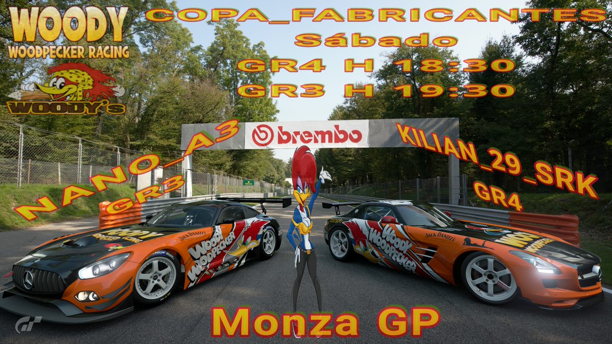 Vamossssss compañeros Monza es nuestro con esos Mercedes