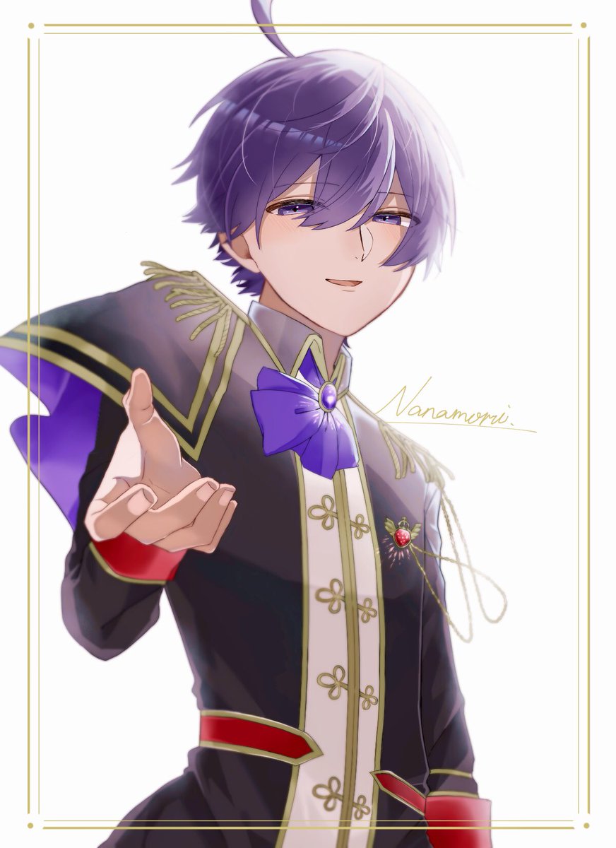 新衣装とても素敵です✨💜🐰 #ななもりぎゃらりー #なーくん