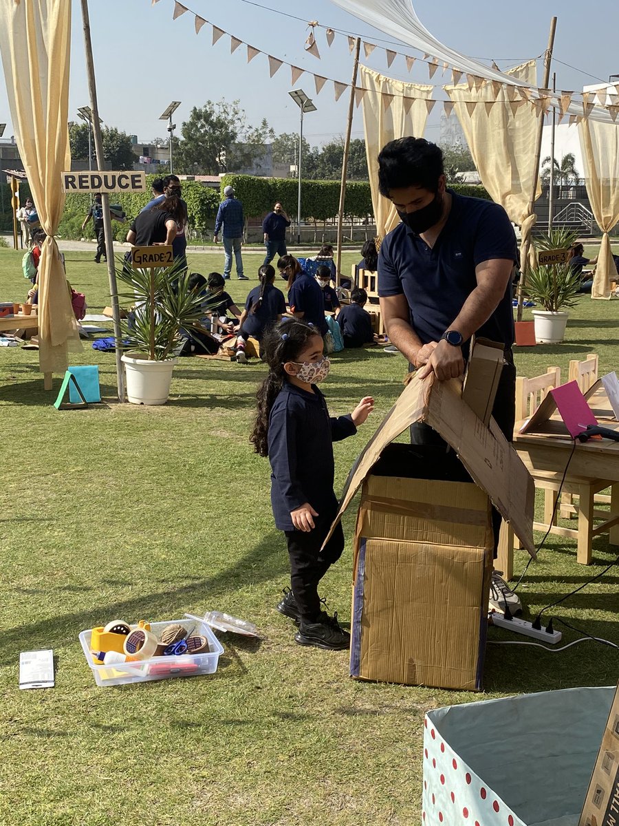 AneeshaSahni's tweet photo. ‘Cardboard Play Day’: PYP students got an opportunity to design and create things using cardboards. At Prometheus, creativity is a core social value and a critical skill we work to inculcate in every child. @Prometheus_Edu @MukeshQAIT #CardboardChallenge https://t.co/f14anEgzUC