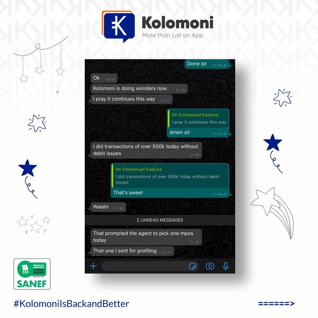Kolomoni_ng's tweet photo. The week we had☺️
Swipe for more
=============>
#KolomoniIsBackandBetter#
#calabar
#calabarposagents
#digitalbank #digitalbanking
#onlinebank
#onlinebanking
#agentbanking
#agencybanking #posagent #moneymerchant
#monimerchant
#valueaddedservices
#billpayments https://t.co/IQUqwBEo6t