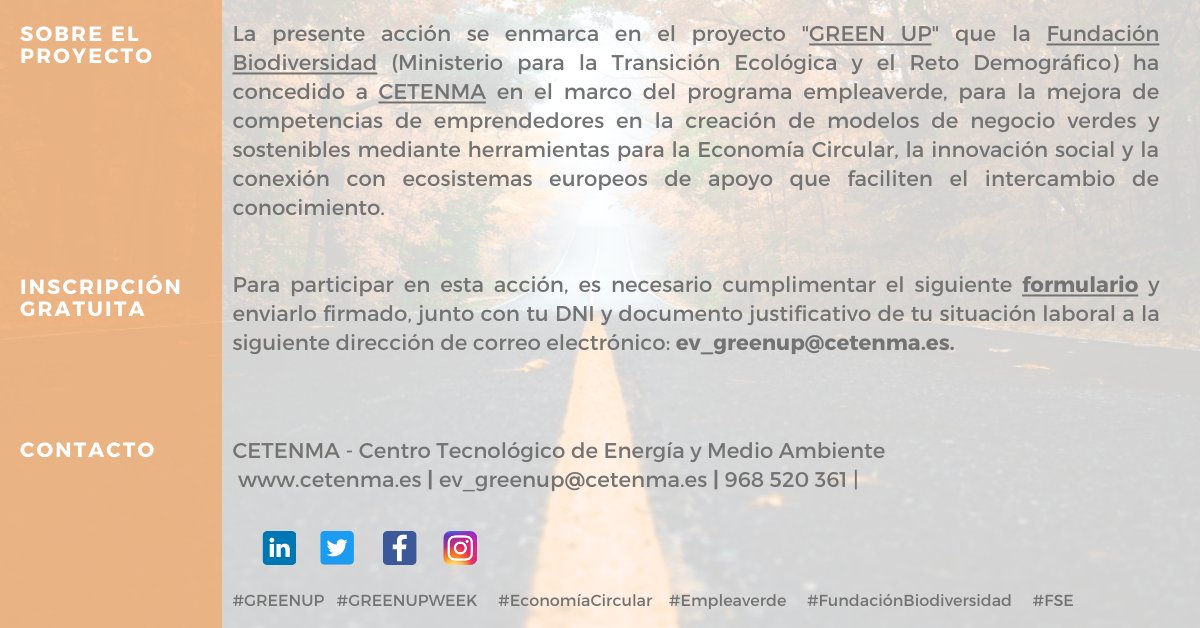 envirooES's tweet photo. Nuestro Director, @agusvgamazo participará en la #GreenUpWeek organizada por @CETENMA  para ayudar a emprendedores y emprendedoras a poner en marcha su #ideaverde. 

📚16 horas de formación online
🗓 Del 9 al al 12 de marzo de 2021
🔜 Plazas limitadas

[1/2] 👇 https://t.co/nFIpKOABwK