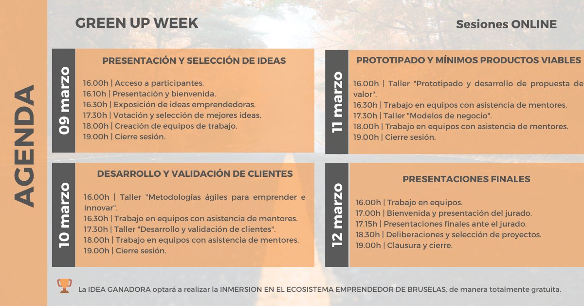 envirooES's tweet photo. Nuestro Director, @agusvgamazo participará en la #GreenUpWeek organizada por @CETENMA  para ayudar a emprendedores y emprendedoras a poner en marcha su #ideaverde. 

📚16 horas de formación online
🗓 Del 9 al al 12 de marzo de 2021
🔜 Plazas limitadas

[1/2] 👇 https://t.co/nFIpKOABwK