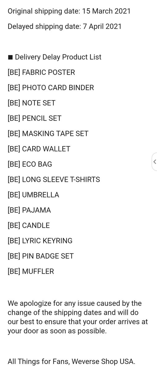 BTS Merch Restocks⁷ on Twitter "BTS BE Album Merch Preorder Nov 23