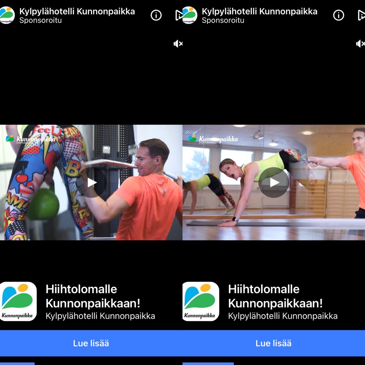 Mainoksessa videoita yhdistetty, vaikutelmana mies katsoo kyykkäävän naisen takamusta lähietäisyydeltä, toisessa kohtaa mies lyö sulkapallomailalla joogaavan naisen pyllylle. <a href="/kunnonpaikka/">Kunnonpaikka</a> tarjosi tämän #kasari aikamatkan hauskoihin mainoksiin. Tuli #patukkaatarjolla mieleen.