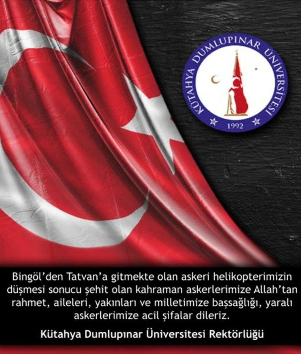 Milletimizin Başı Sağ Olsun! 
Kahraman askerlerimize Allah'tan rahmet; aileleri, yakınları ve milletimize başsağlığı, yaralı askerlerimize acil şifalar dileriz.