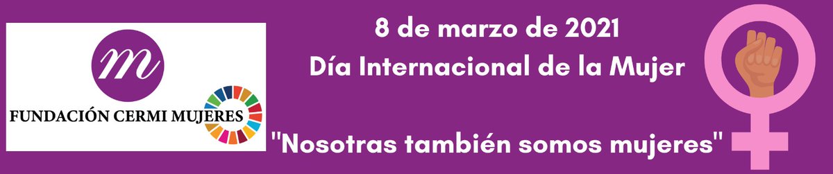 FCERMIMujeres's tweet photo. Pancarta de la Fundación CERMI Mujeres 
‘Nosotras también somos mujeres’ @FCermiMujeres 
#nosotrastambiensomosmujeres #feminismoydiscapacidad https://t.co/fyiS1mmxwB