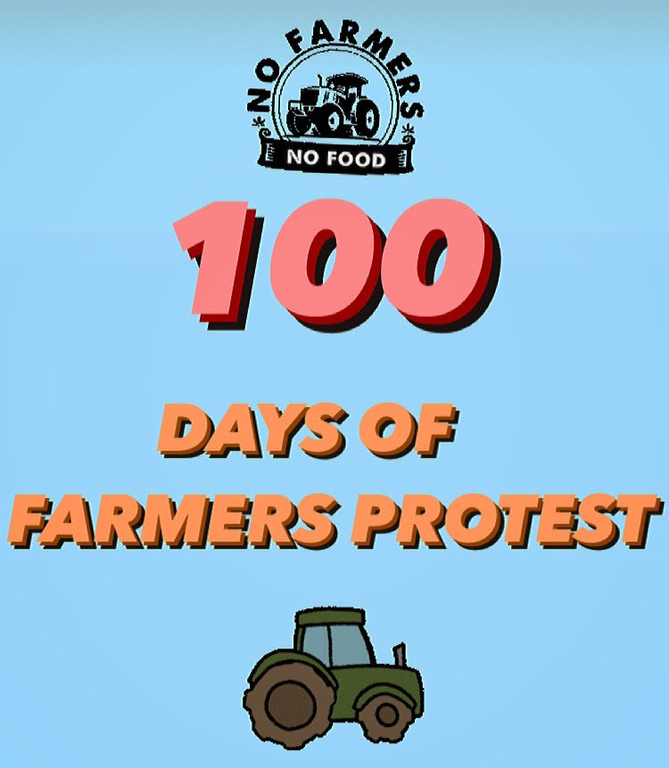 Salute to all the farmers of PUNJAB , HARYANA , UP, KERALA, TAMIL NADU , BENGAL AND MANY MORE.. protesting for their rights out there.. #100DaysFarmersProtest #FarmersProtests #FarmersProtest100Days #salute #SaluteToFarmers  #_modi_job_do