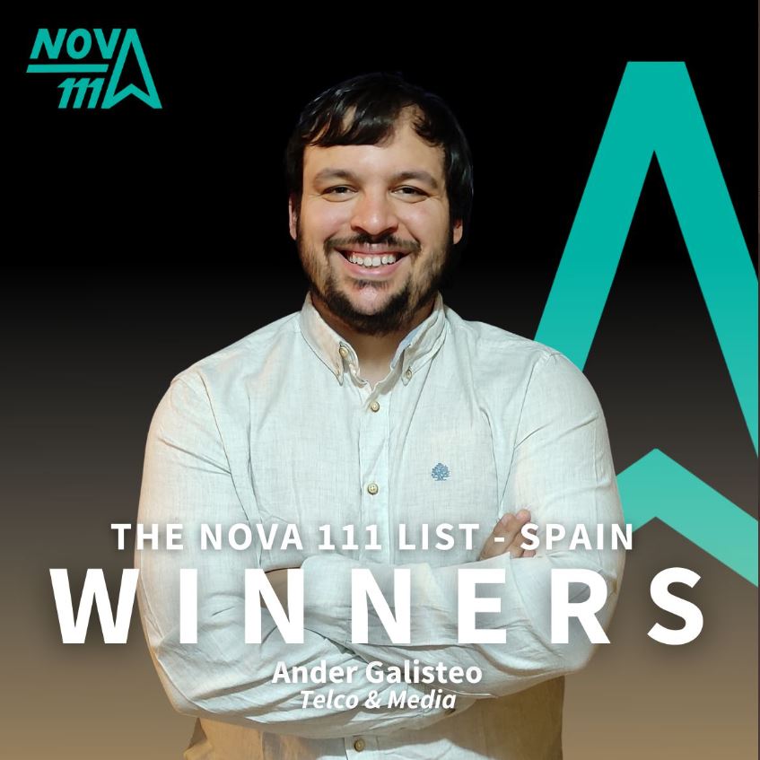 IMDEA_Networks's tweet photo. 🏅 We are very proud of Ander Galisteo, Former Member of our Alumni Network. He has been awarded by #NovaTalent as one of the 10 most talented young people in the area of #telecommunications and the media, on the #NovaTalent111List. Congrats! 👏 https://t.co/82nXFjuTo8