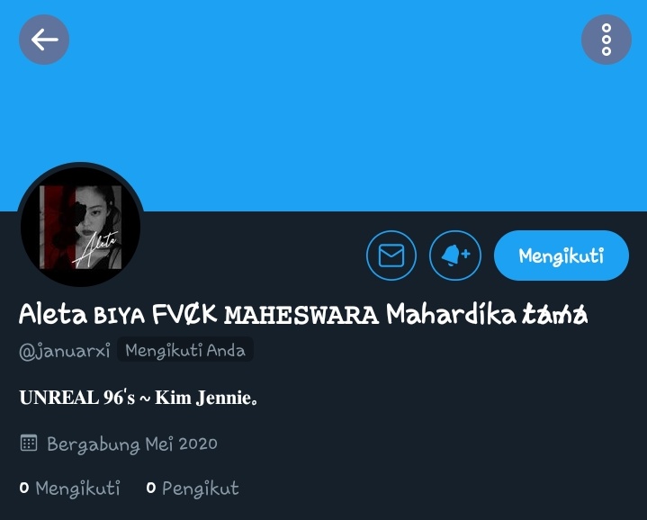 Help rt! Pengen cari mutual sm fambest2nya aleta di akun itu, krna akunnya ke suspend. Makasi🙏