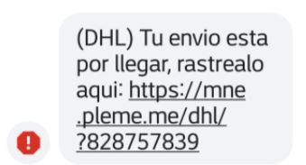 guardiacivil's tweet photo. ¿Has recibido un mensaje como estos avisándote para que recojas un paquete inesperado y pidiendo que entres en una web o que contestes con un SI?

#NoCliques...es una campaña que como mínimo te hará llegar #Spam..o algo peor https://t.co/AjFcU5fHeq