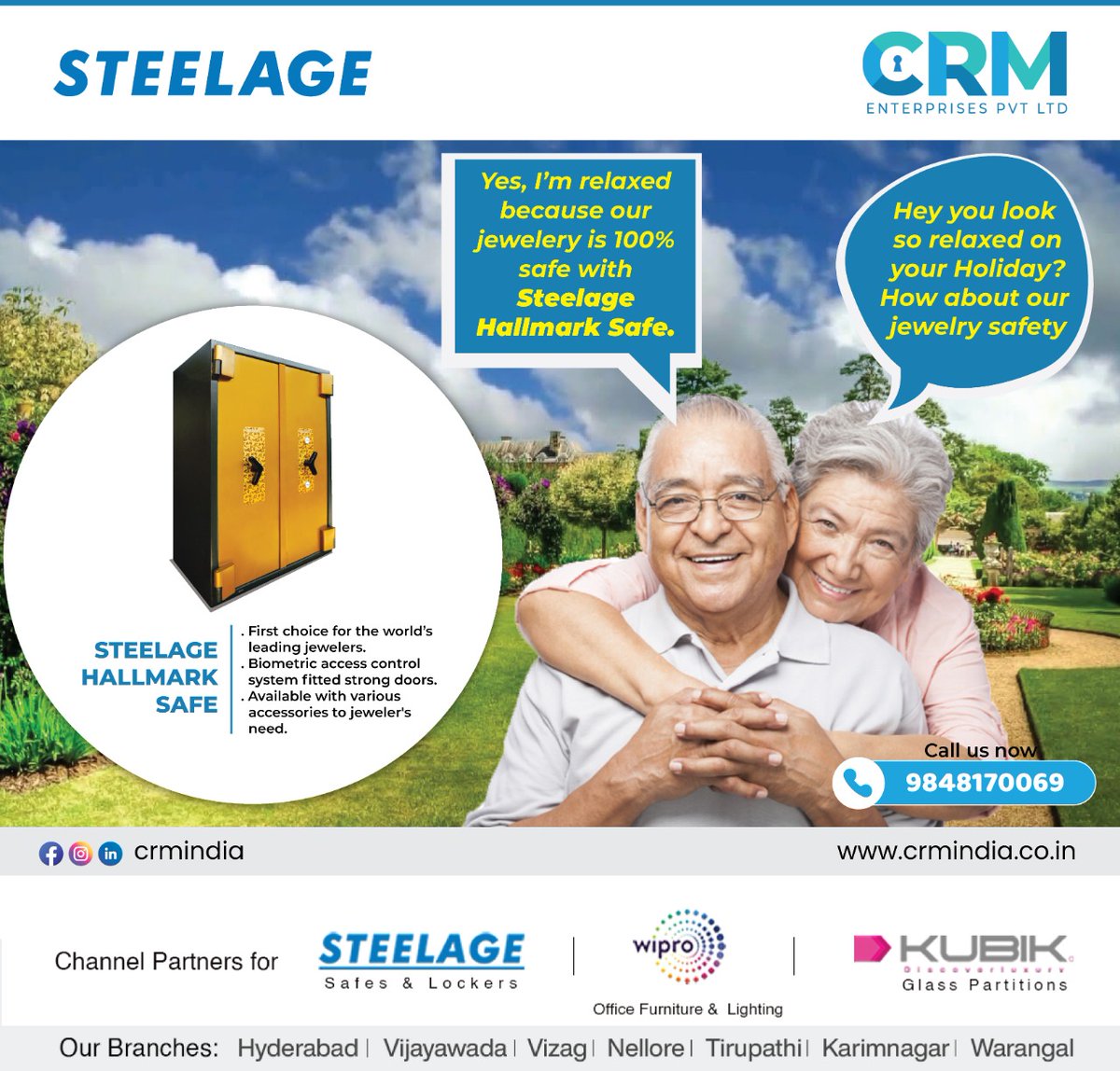 crmpvt's tweet photo. #SteelAge Hallmark Safe
Call: 9848170069
Visit: https://t.co/Jkoebh56jE
#hallmark #safetybox #fireproofsafe #safe #vaults #jewelrysafes #homesecurity https://t.co/OM6RmOCie5