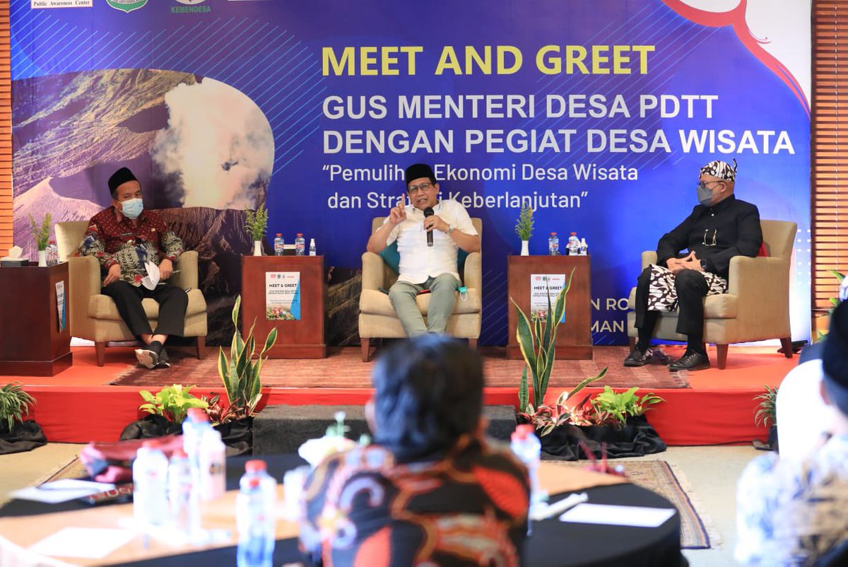 Meet and Greet bareng pegiat desa wisata dengan tema Pemulihan Ekonomi Desa Wisata dan Pemulihan Berkelanjutan. Kegiatan ini diinisiasi oleh Sosial Transformation and Public Awareness Center (Stapa Center) dan PT HM Sampoerna.