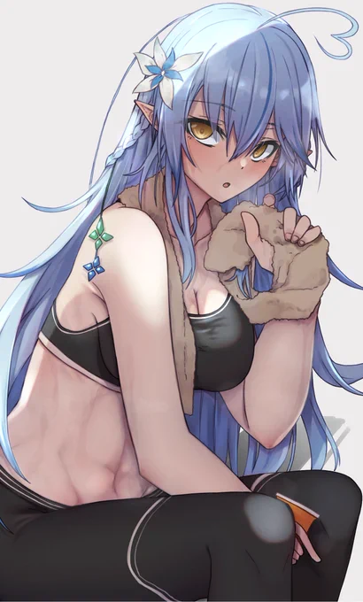 これは朝活でリングフィットを続けたラミィちゃん?
#LamyArt 