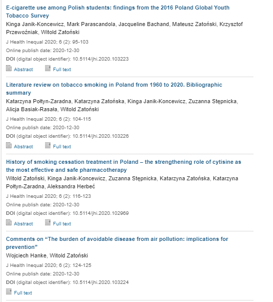 JHIjournal's tweet photo. The new issue of the Journal of Health Inequalities is now out! All our articles are open access and available at --> https://t.co/LZ8Fk1JFVh <-- #researchwriting #publication #PublicHealth #zdrowiepubliczne #openaccess https://t.co/iMUvsbHrfc
