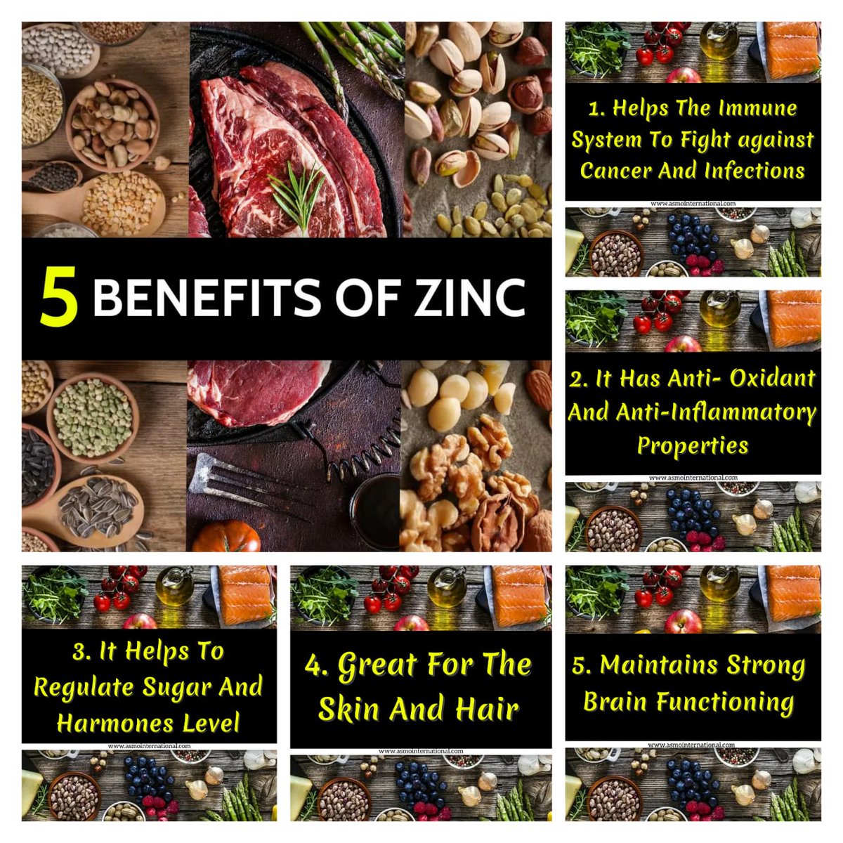 ashimamunjal05's tweet photo. Zinc Is an Important trace mineral That helps to boost the immune system.❤️
https://t.co/9yLJI3sTjT
#foodie #healthyfood #healthybreakfast #healthylifestyle #zink #foodzink #zinkthatcontainfood #stayfitandhealthy #cancerawareness #cancerfood #fightcancertogether #behealthy https://t.co/mRN5TBbJHK