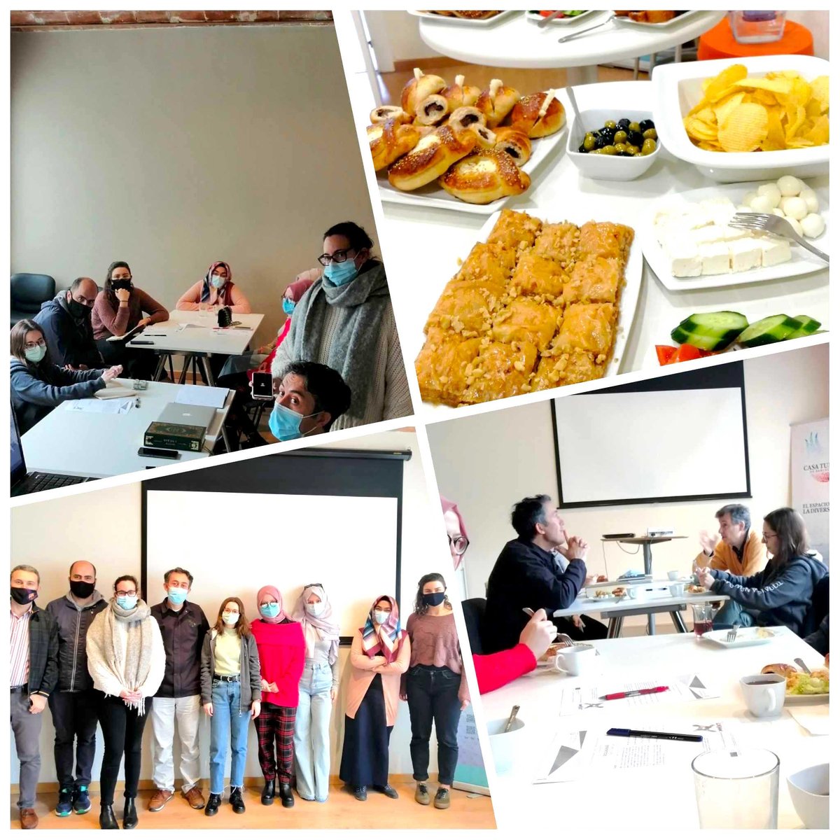 ArcoForum's tweet photo. El pasado 21 de febrero celebramos el 8º #ScripturalReasoning de la campaña #YouthCreativeCommUnity dentro del proyecto
@CommUnity_EU. El tema de la sesión, coincidiendo con Semana Mundial de la #ArmoníaInterconfesional, fue #Liderazgo👥¡Gracias a los jóvenes y a @CasaTurcaBCN! https://t.co/gRzNfjCvwb