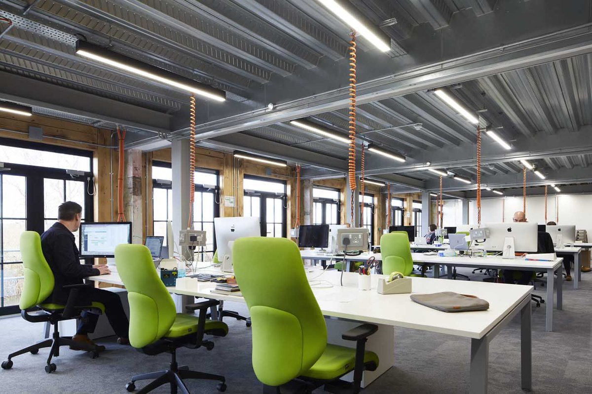 Take the tour... a brand new creative office and studio space on the outskirts of Woking near the M25. With Bauhaus inspired architecture, exposed beams, modern murals, outside meeting spaces, a recording studio, a green room bit.ly/3qyLYGD