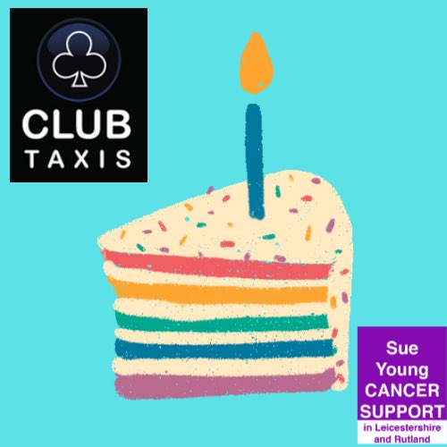 Big big THANKYOU to <a href="/clubtaxi1/">Clubtaxileicester</a> for their generous donation to our sponsor a candle event.