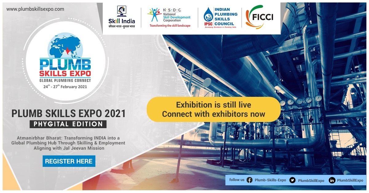 PlumbSkillExpo's tweet photo. Exhibit, Network &amp; Transform your business at the biggest stage for the Plumbing industry, #PlumbSkillsExpo. We are Live with companies from across the value chain. Join us &amp; help make India a global Plumbing hub. Boost your business today!
Register Now: https://t.co/NJ9n6qYDyL https://t.co/dHVYdRyl2H