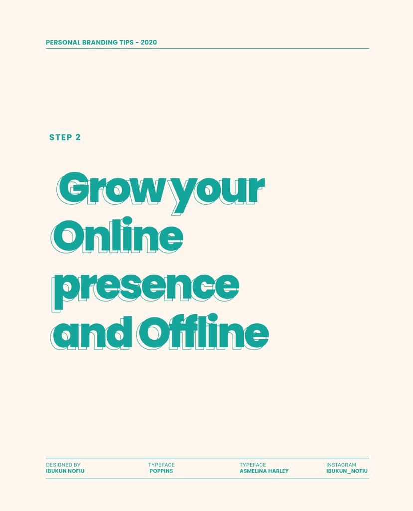 ibukun_nofiu's tweet image. Personal Branding Carousel ⭐️⭐️⭐️

Here is the Fifth step on HOW TO BUILD A PERSONAL BRAND ✌🏽✌🏽✌🏽

I hope you learn something from this 💪🏾💪🏾💪🏾

Check out my next IGTV video for more details 

 #personalbrandcoach #personalbrandingonline #personalbrandingexpert