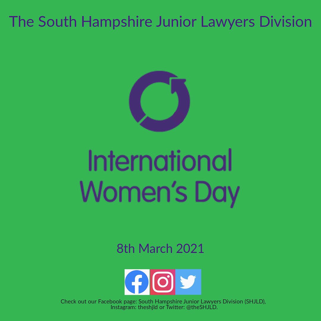 theSHJLD's tweet photo. As part of our commitment to equality in the legal profession, SHJLD look forward to promoting International Womenβs Day 2021 on the 8th March. Keep a look out for posts celebrating women in law!
#InternationalWomensDay2021 #SHJLD #JLD #Law #women #womeninlaw #equality #IWD21 https://t.co/Uii0QQfsZl