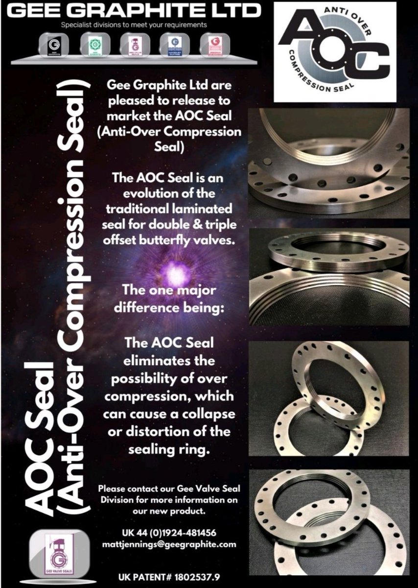 New product for Gee Graphite #bvaa #ukmfg #Graphite #tosv #butterflyvalves