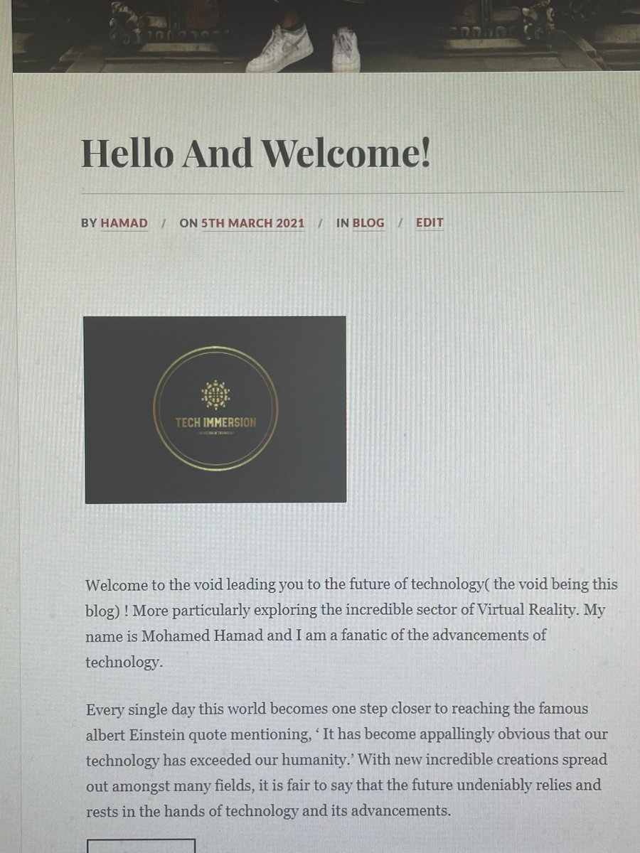 Techimmersion1's tweet image. Changes have been made to the first official blog post! 

Make sure to check out the new and improved segment. 

#blog #technology