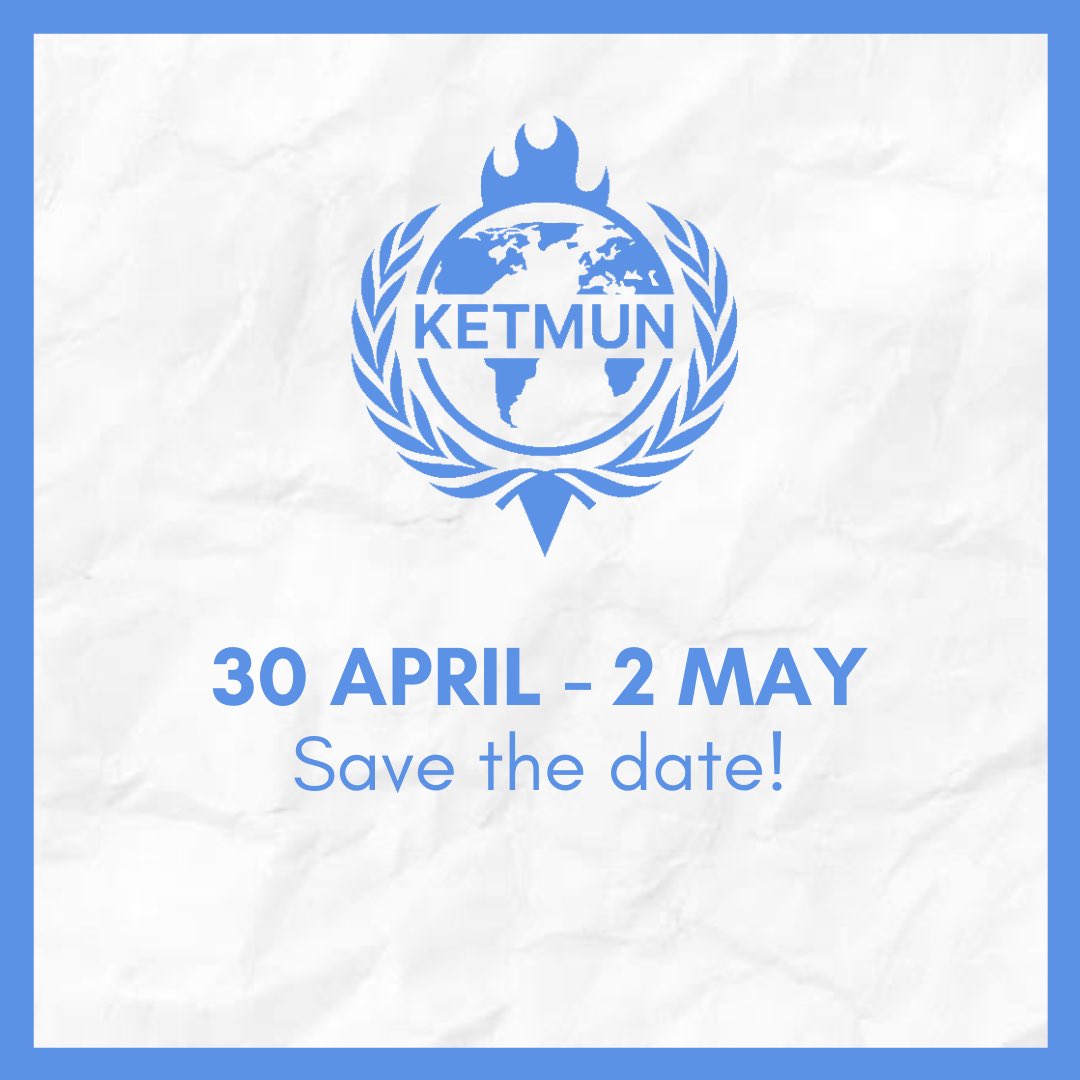 ketmunofficial's tweet image. Come be our delegate! 
Applications are going to be open soon! 
Stay tuned.
#ModelUN #KETMUN21 #MUN