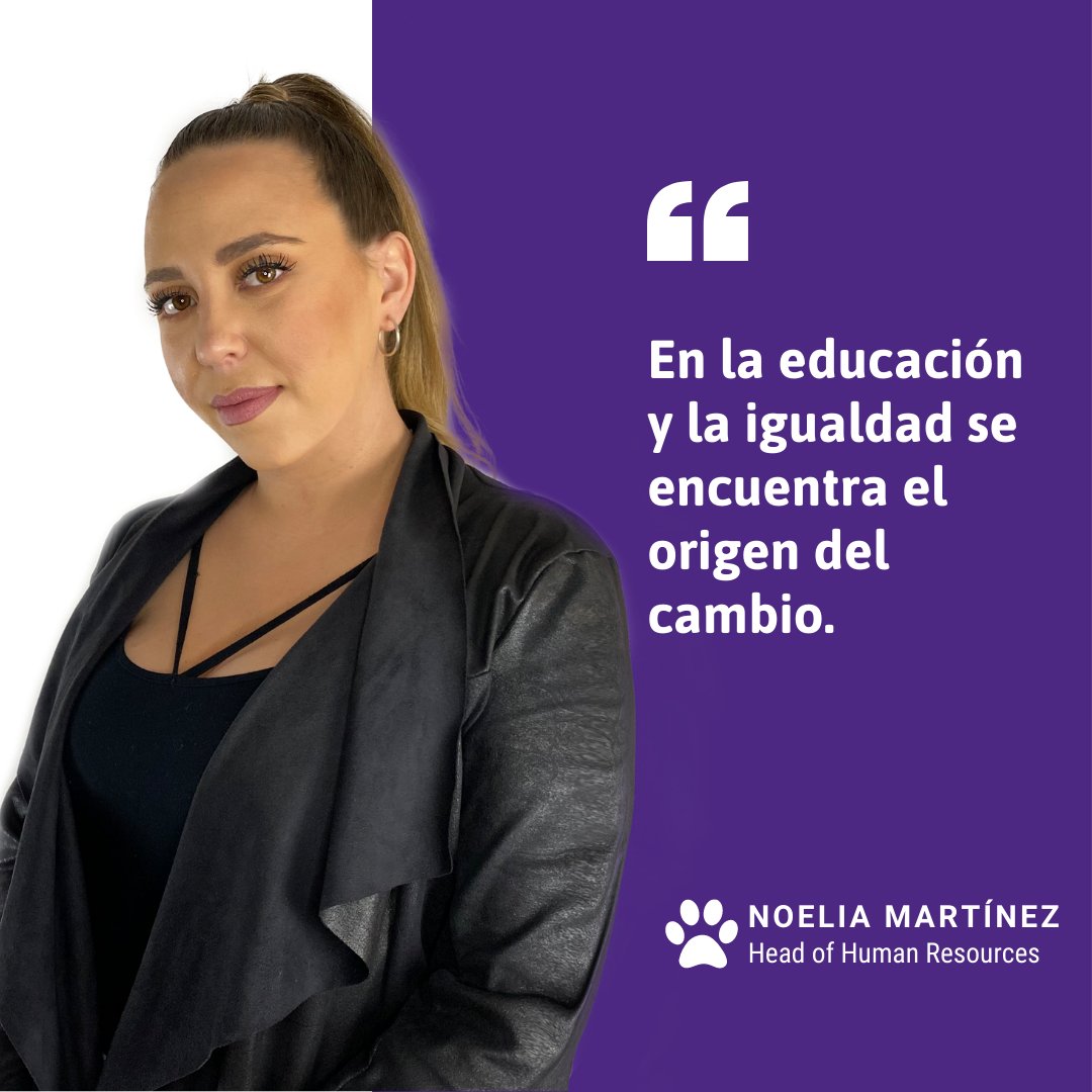 💜 Ella es Noelia Martínez, nuestra Head of Human Resources, la responsable de nuestro personal y asesoras/es nutricionales que os aconsejan en el cuidado de vuestras mascotas.

#mujeresterranovacnc