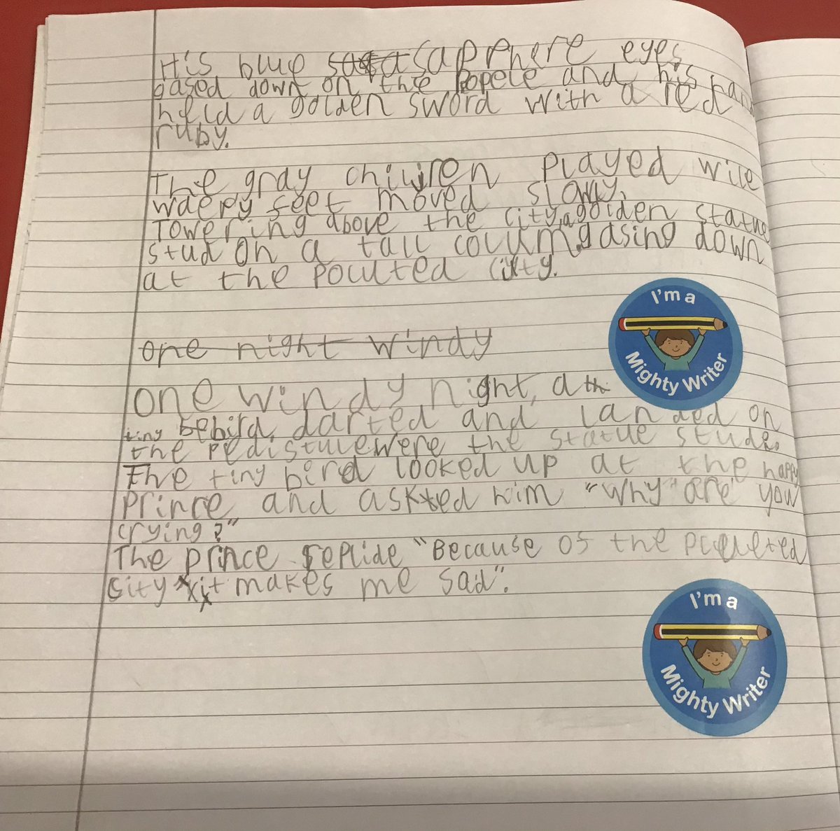 EdaleRiseSchool's tweet photo. And so our mighty writer story continues...#wowwords #takecarework #proud https://t.co/u3yF9Fbvos