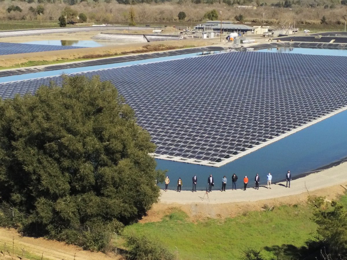 KrapelsMarco's tweet photo. Congrats to my dear friend ⁦@jonwank⁩ and his 5mw floating solar project in Healdsburg, CA 
#resiliency https://t.co/1S4WFZz2Q6
