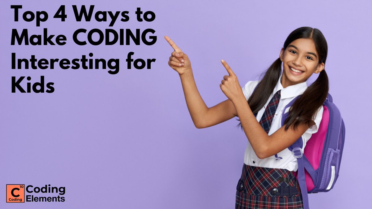 CodingElements's tweet image. Coding is the skill of today and future since our world is becoming more advanced technologically. Coding for kids brings with it many advantages such as improved academic performance, development of logic, and others. bit.ly/3bZqY5U
#codingelements #codingforkids