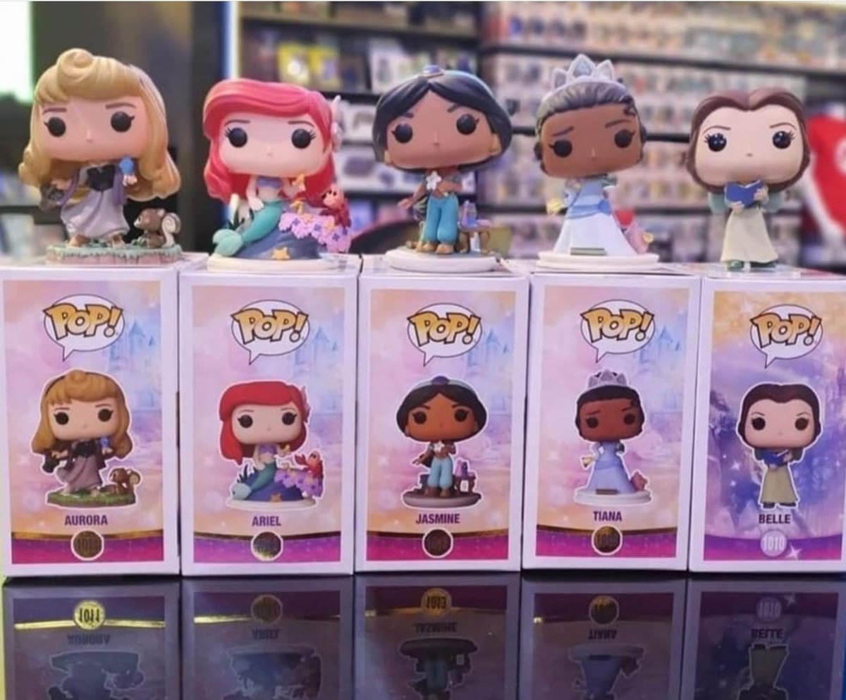 Pop Fr on X: Premier aperçu de la nouvelle vague de figurine Funko Pop! Disney  princesses  / X