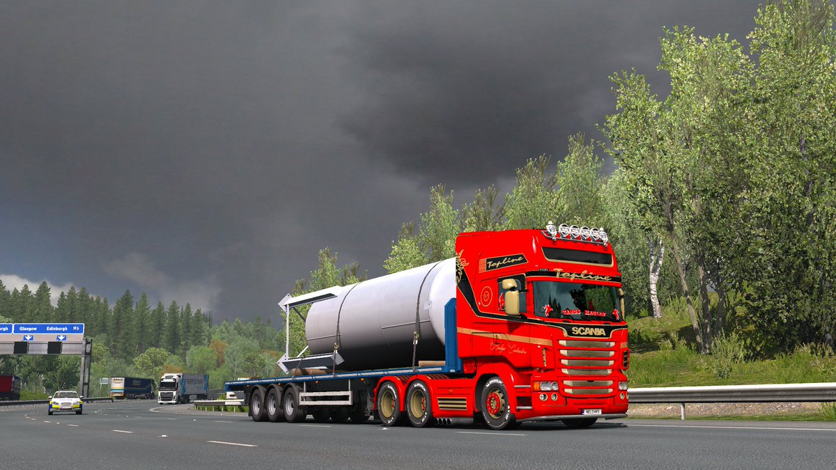 nelchrs's tweet photo. #ETS2 The weather forecast is predicting that heavy rain is on it's way #BestCommunityEver https://t.co/NifjuDbluJ