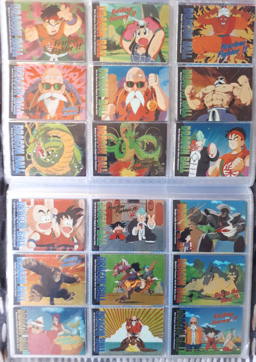 JedelBias's tweet image. Tout petit aperçu de mon classeur de Cartes #DragonBall et #Dragonballz ,ça n'est qu'un teasing, si cela vous interesse j'en publierai bien d'autres 😉.
#cardass #DragonBallSuper #Cards 
#GeeksandGamers #oldies #oldies #collection .
