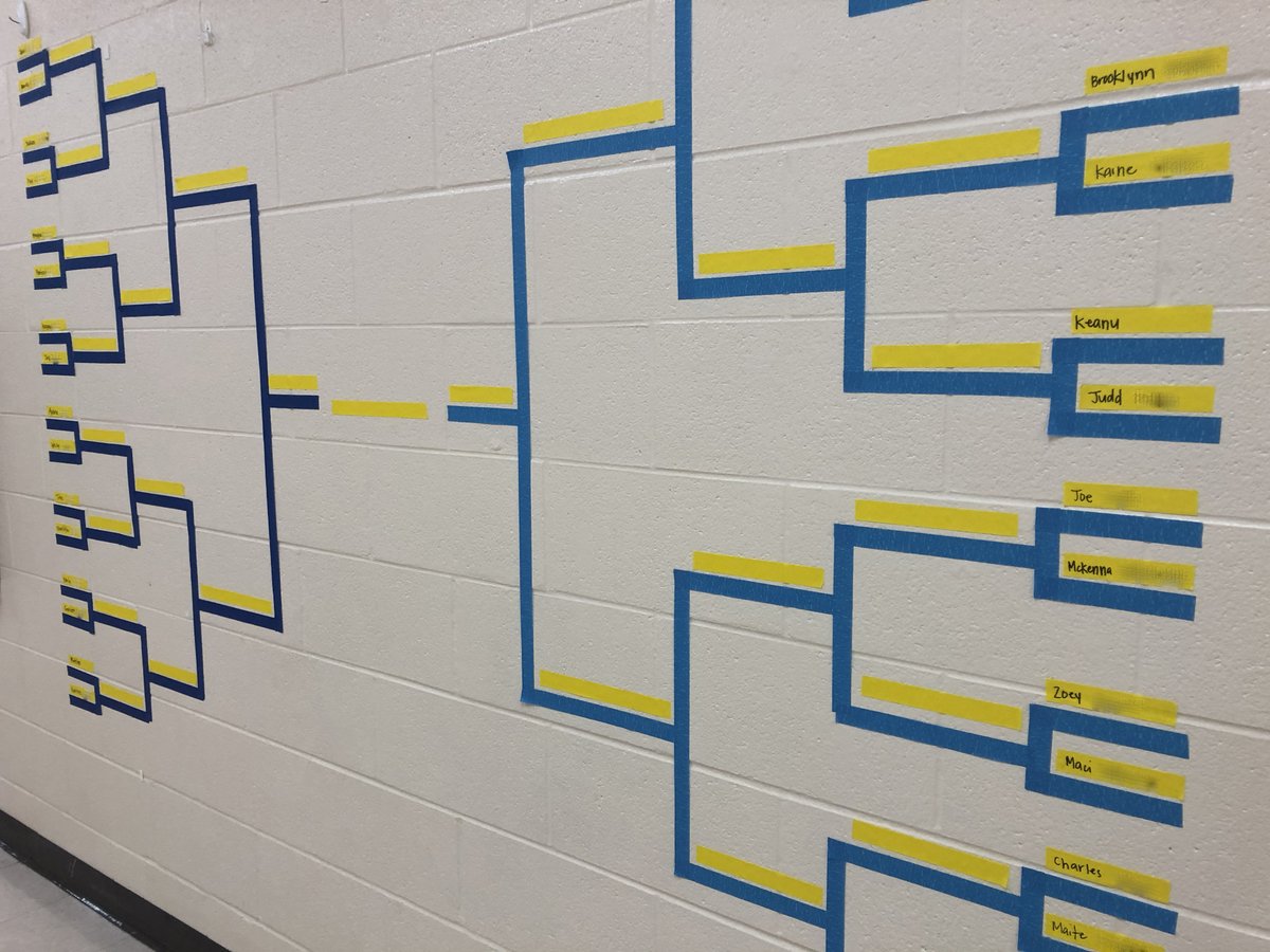 Multiplication March Madness starts today! It's so fun to see the kids get excited about multiplication and cheer on their classmates!! #thirdgraderocks #MarchMadness