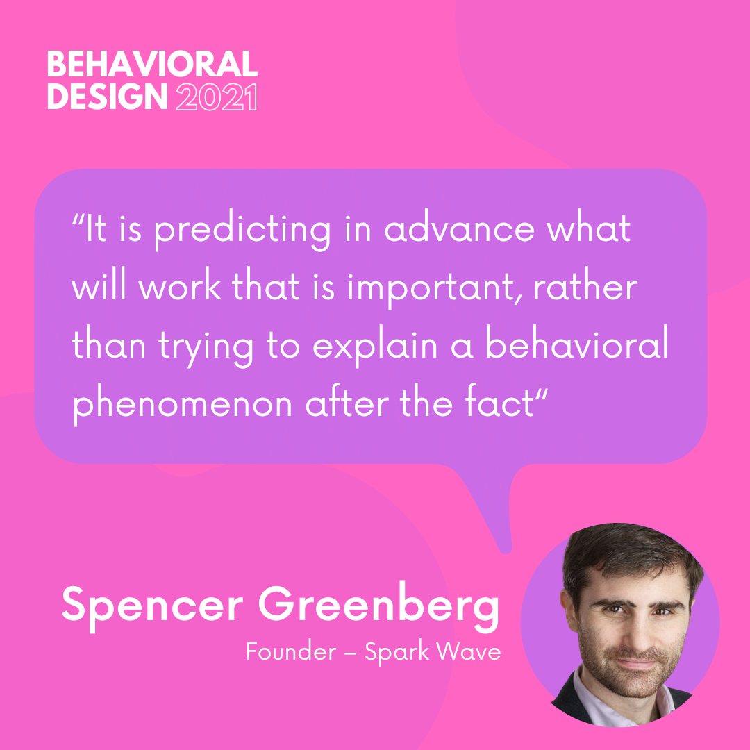 habit_weekly's tweet photo. Thoughts from @SpencrGreenberg of Spark Wave from this year’s state of Behavioral Design 2021 report.
Explore the full report: https://t.co/D1nXo8bKqS 🔮
#behavior2021 https://t.co/4rXeEYsL5S