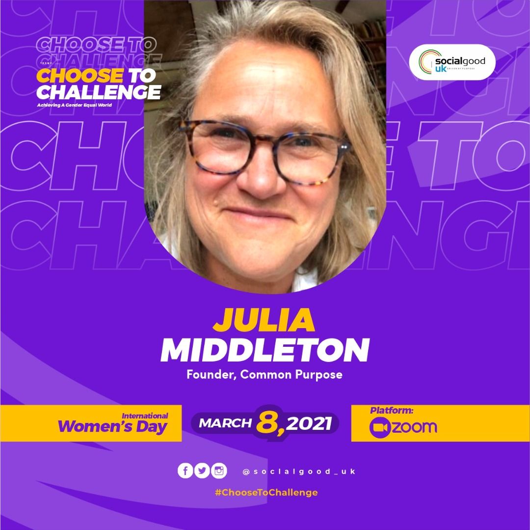 Women Emerging (@weiconnect) on Twitter photo We're very excited that #WomenEmerging and <a href="/CommonPurpose/">Common Purpose</a> Founder <a href="/JuliaMiddleton/">Julia Middleton</a> is speaking at <a href="/SocialGood_UK/">SocialGood United Kingdom</a> #IWD2021 free event on the 8th March on 'how to achieve a gender equal world' 👏
Sign up for the event here: lnkd.in/esHFK2J We're very excited that #WomenEmerging and <a href="/CommonPurpose/">Common Purpose</a> Founder <a href="/JuliaMiddleton/">Julia Middleton</a> is speaking at <a href="/SocialGood_UK/">SocialGood United Kingdom</a> #IWD2021 free event on the 8th March on 'how to achieve a gender equal world' 👏
Sign up for the event here: lnkd.in/esHFK2J