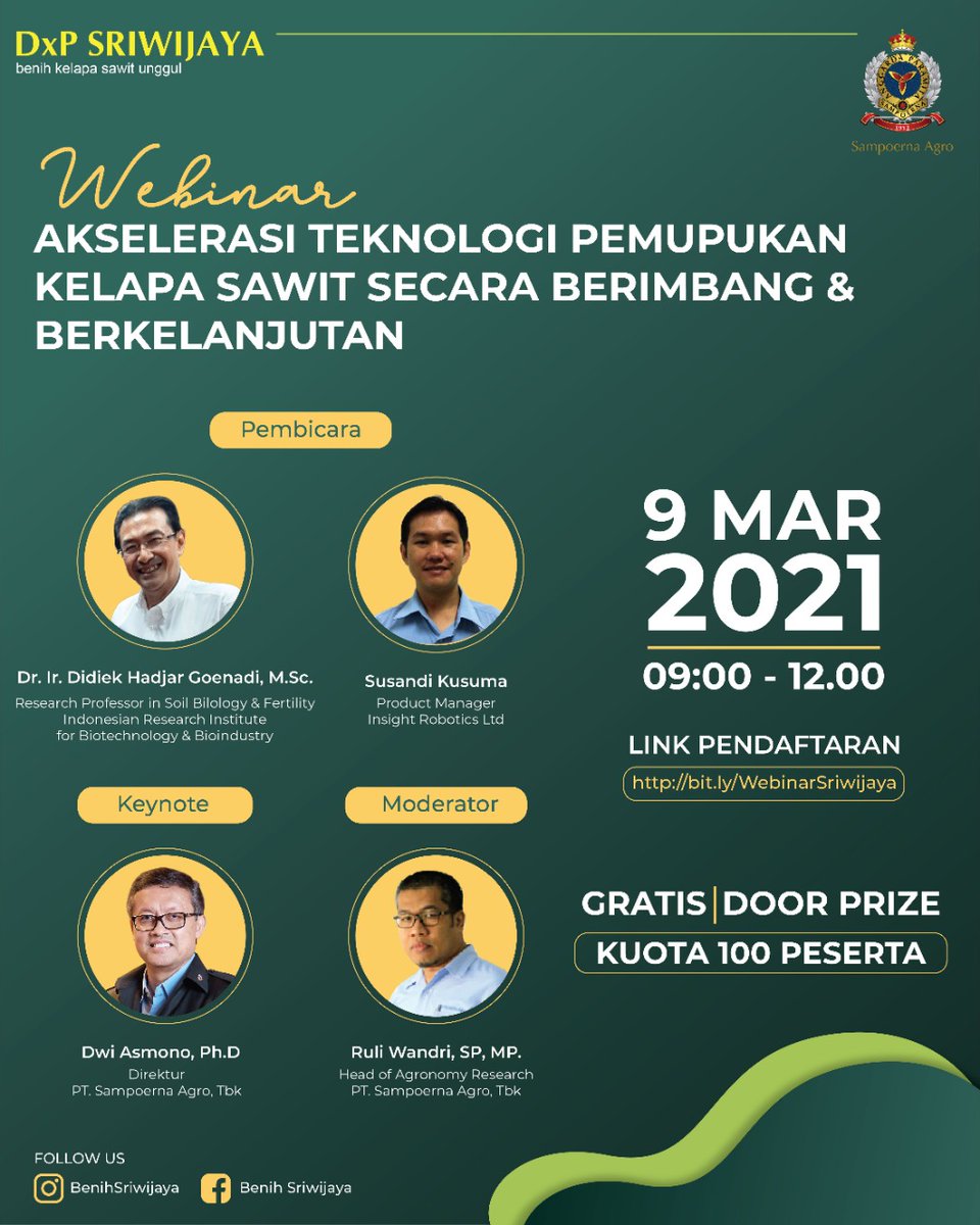 DiwantaraW's tweet photo. Susandi Kusuma selaku Produk Manager dari @InsightRobotics akan memaparkan tentang pemanfaatan sensor multispektral dalam memahami kekurangan unsur hara, penyakit dan hama pada pokok sawit. Daftarkan diri anda ! Slot sangat terbatas. #survey #remotesensing #UAV #multispectral https://t.co/klXLLmyYZy