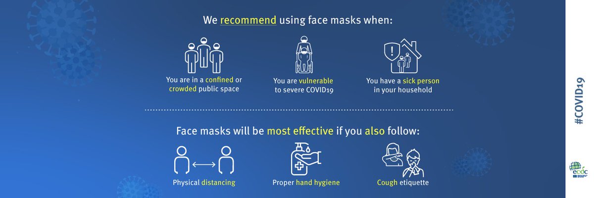 The #pandemic is not over! Take care of yourself and the ones around you. Wear a #FaceMask and follow other simple steps to stay safe: - #PhysicalDistancing - #HandHygiene - #CoughEtiquette/#RespiratoryEtiquette Be smart. Stay safe. Care about others. bit.ly/nCoV2019