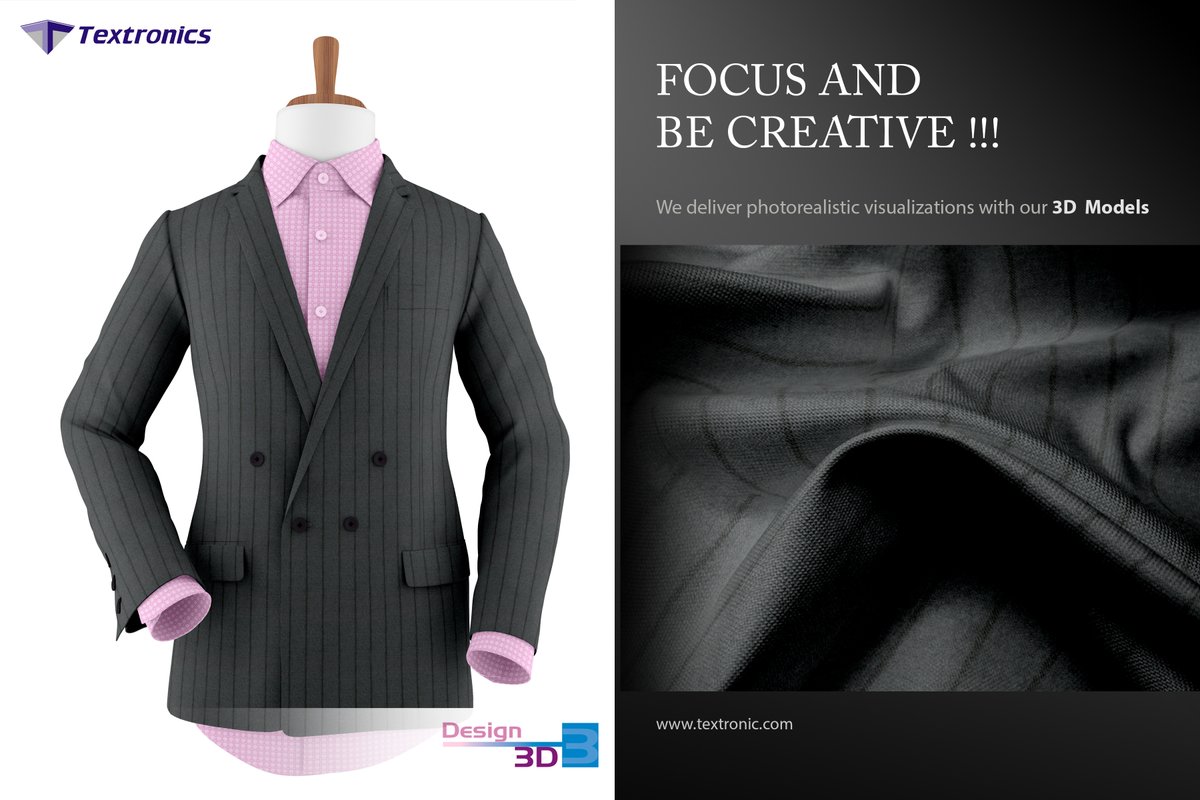 TextronicsWeb's tweet photo. Impress your customers with 3D virtual Presentation.
.
.
#technology #textilesofindia #textile #softwaredeveloper #yourownonline #website #textronics #textileindustry #customized
#custommade #bespoketailoring #Shirt #Style #blazer #digitalmarketing #luxurydesign #trousers https://t.co/EDqbuNrnib
